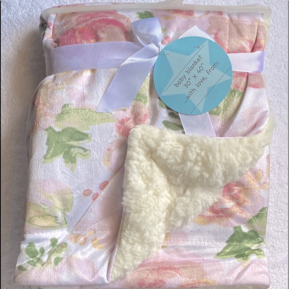 Baby Blanket - 30x40 -Soft Flannel-Poly
